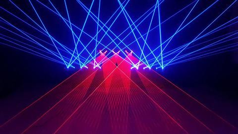 Laser beam show